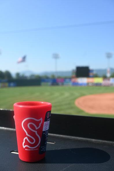 Salem Red Sox Silicone Shot Glass